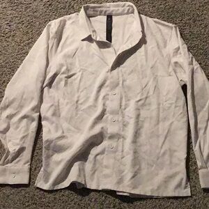 Lululemon Athletica White Dress Shirt